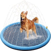 Aufblasbare Haustier Wassersprinkler Matte Interaktive Outdoor Kühlmatte Blau