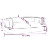 Hundebett Ergonomisch Schaumstoff Kunstleder Hundekorb Mehrere Auswahl Vidaxl