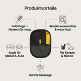 Vorteile Tierpflegehandschuh Infografik Fellpflege Haarentfernung